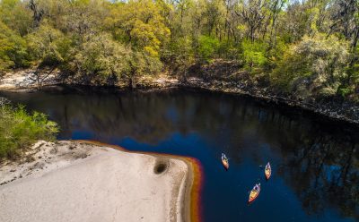 Canoeing on the Suwannee river, Hamilton County Fl