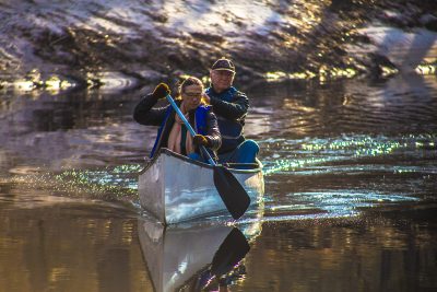 Canoeing on the Suwannee River, White springs Florida